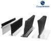 Aluminum bracket strip brush