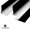 Aluminum bracket strip brush