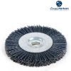 Abrasive nylon wheel brush