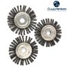 Knot Crimped Wire Wheel - Flat Steel Wire Wheel