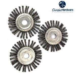 Knot Crimped Wire Wheel - Flat Steel Wire Wheel