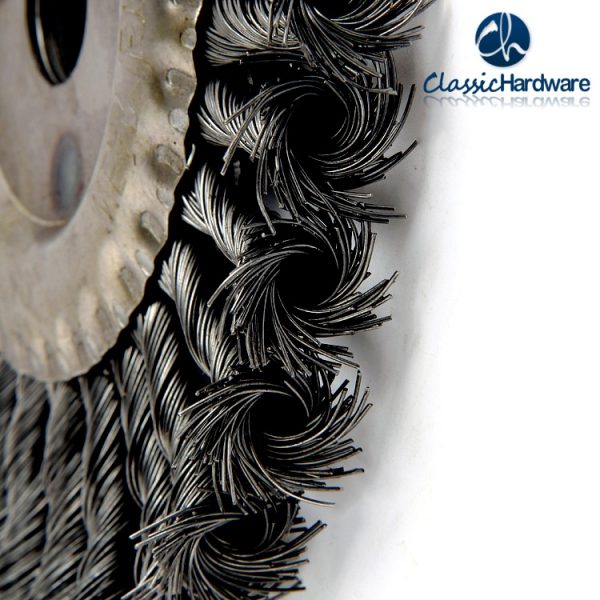 Knot Crimped Wire Wheel - Flat Steel Wire Wheel