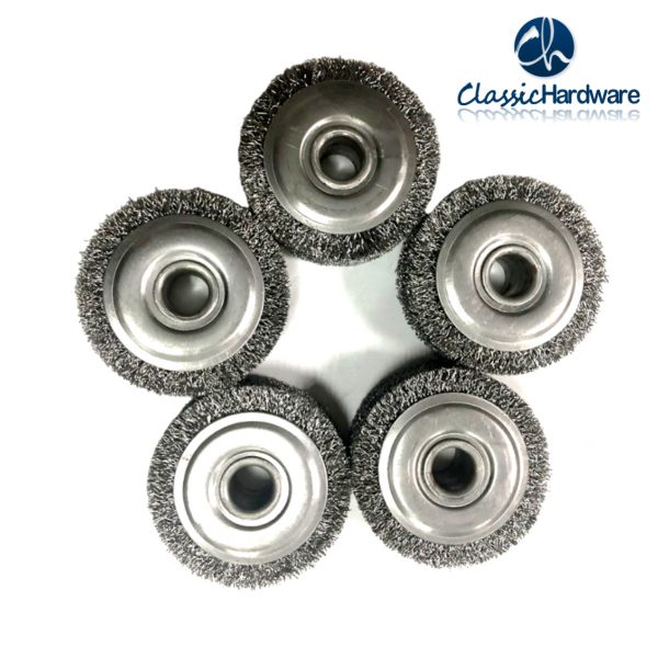 Wire Wheel Brush - Stainless Steel Paint Stripping Wheel