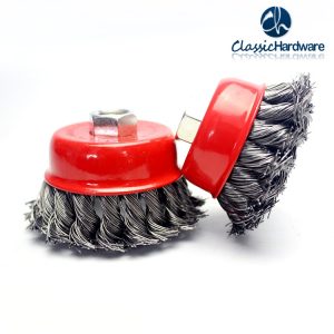 Wire Wheel Brush Cup Brush Set - Twist Knotted Wire Wheel Brush