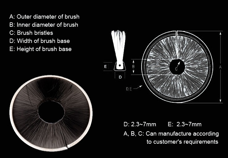 inverted disc brush