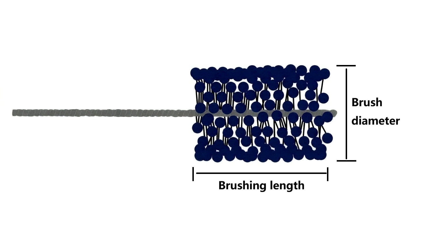 honing brush drawing